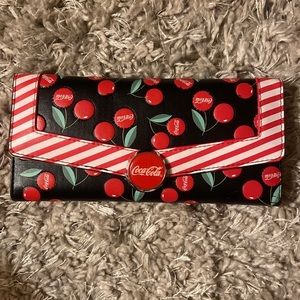 Loungefly Stitch Shoppe Coca Cola Cherry Trifold Wallet